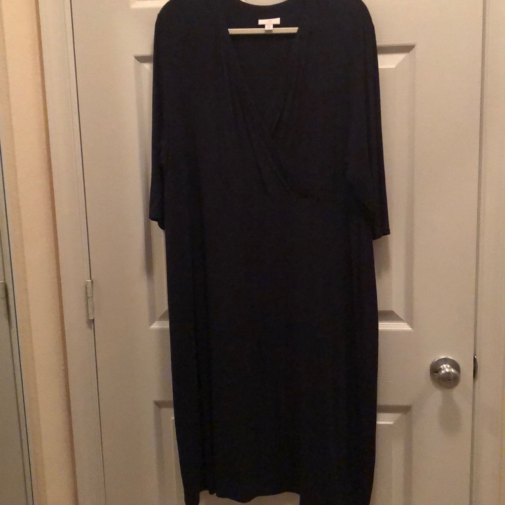 JJill crossover black dress